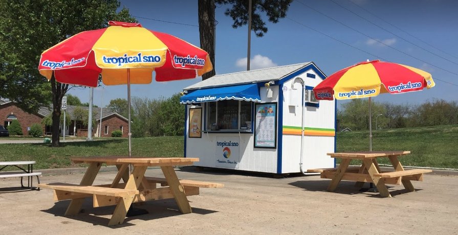 Tropical Sno - Raymore Logo