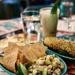 Coyote Rooftop Cantina - Ceviche & Elote