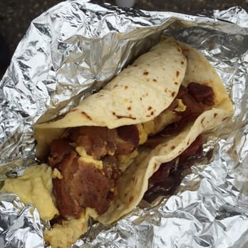 Paco's Tacos - Bacon & egg breakfast taco - Mexican Near Me - Austin, Texas Paco's Tacos - Bacon & egg breakfast taco - Mexican Near Me - Austin, Texas