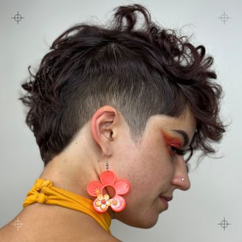 Saints - service: haircut / style: pixie mullet / products: stmnt styling powder - Barbers Near Me - Los Angeles, California