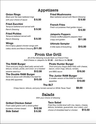 Menu photo 4 La Ramada Steakhouse & Cantina Bisbee, AZ Menu photo 4 La Ramada Steakhouse & Cantina Bisbee, AZ