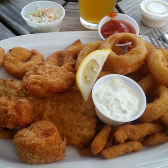 The Crazy Clam - Fried seafood platter.. - Seafood Near Me - Sylvan Beach, New York