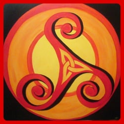 Three Counties Irish Pub - The three counties triskele