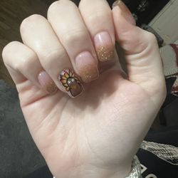 V-SKY Nails - The cutest thanksgiving nails ever!!!