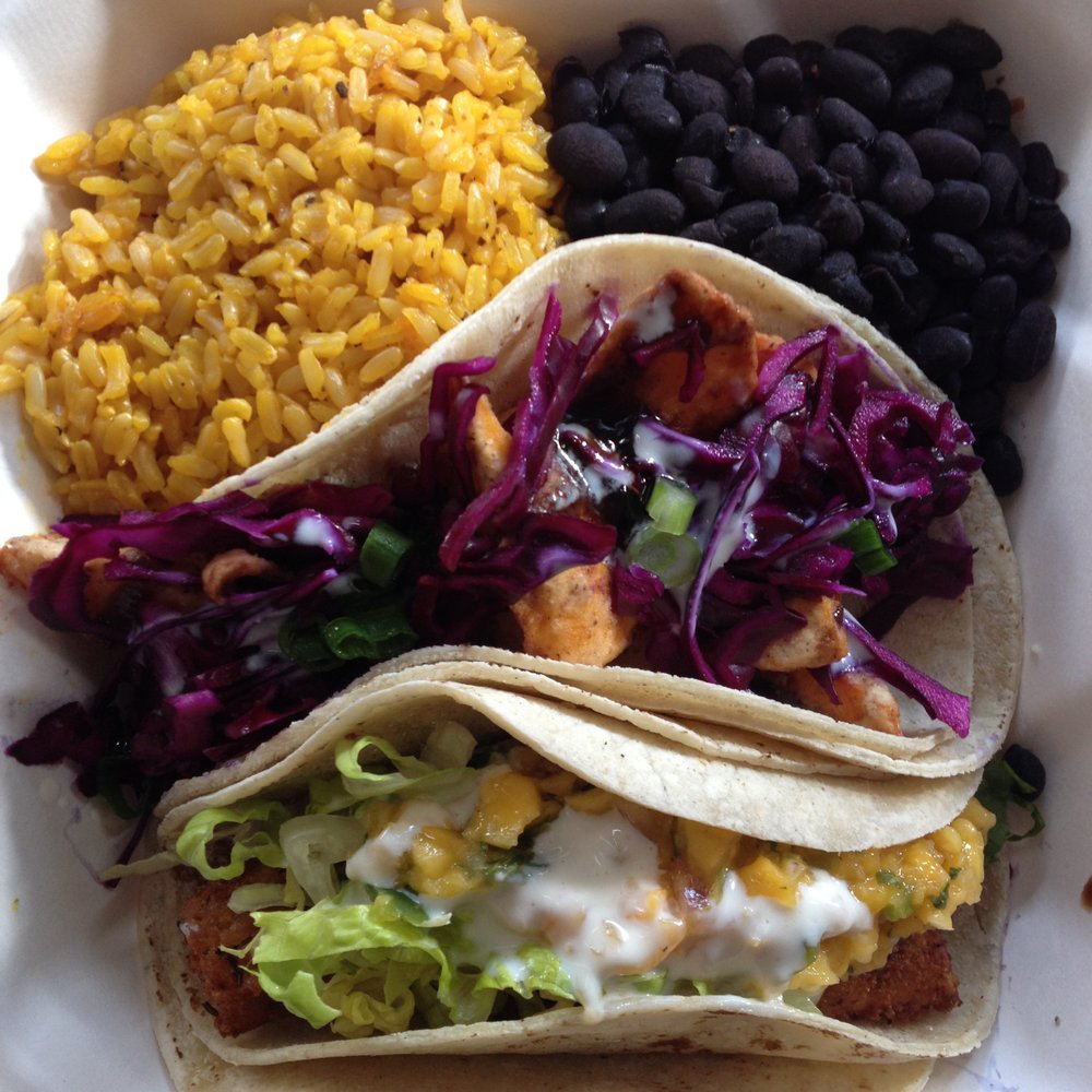 Taco Party - Sweet potato taco, tofu taco, rice and beans. $10. - Mexican Near Me - Somerville, Massachusetts Taco Party - Sweet potato taco, tofu taco, rice and beans. $10. - Mexican Near Me - Somerville, Massachusetts