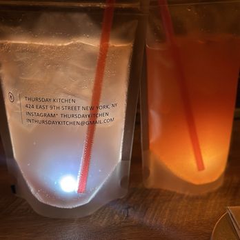 Thursday Kitchen - ruby the gf and strawberry drink - Korean Near Me - New York, New York