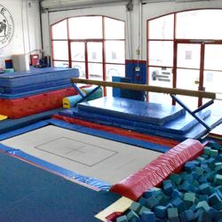 Payke Gymnastics Academy - Trampoline and Beam area