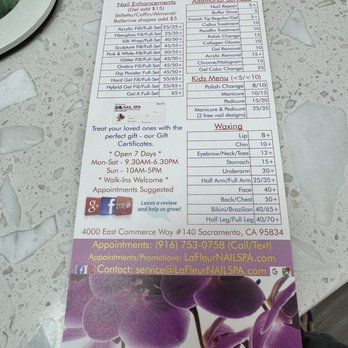 La Fleur Nail Spa - Prices as of 7/27/2025 - Nail Salons Near Me - Sacramento, California
