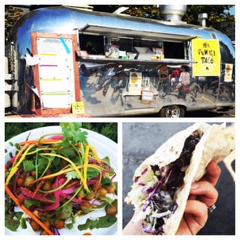 The Funky Taco - Bahn mi mi taco and Chana masala tostada. Happy to find them at the Boise farmers market Saturday . - Tacos Near Me - Boise, Idaho