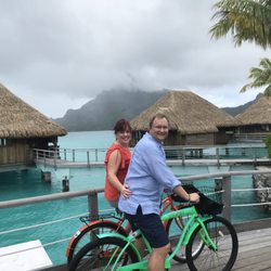 Your Gallivanting Guru - Mr & Mrs Guru back at St Regis Bora Bora Jan 2018!!!!