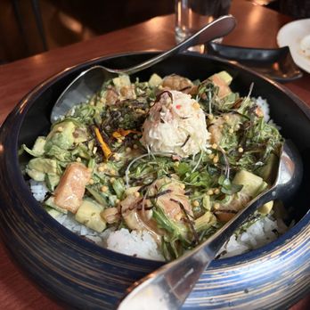 Moon Tree Sushi And Tapas - Salmon Poke Bowl - Sushi Bars Near Me - Seattle, Washington