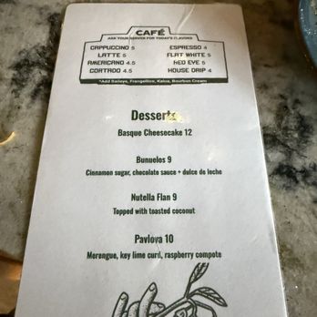 Naïve - Dessert Menu. - Latin American Near Me - Louisville, Kentucky Naïve - Dessert Menu. - Latin American Near Me - Louisville, Kentucky