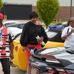 Stahl's Automotive Museum - The Corvette Competition Club had a police escort to parade them from Genesis Chevrolet to the museum for a tour of all the specialty cars.