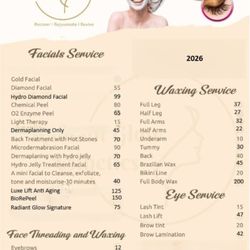 Radiant Glow Esthetics - Service Menu