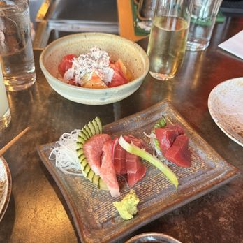 Izakaya Minato - Tuna sampler and heirloom crab salad - Izakaya Near Me - Portland, Maine Izakaya Minato - Tuna sampler and heirloom crab salad - Izakaya Near Me - Portland, Maine
