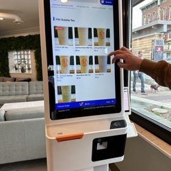 Harmony Tea Shoppe - Self ordering screen
