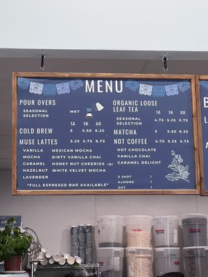 Menu photo 8 Coffee Muse Santa Ana, CA