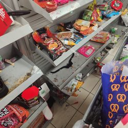 Burlington - This is how the aisle I was standing in waiting for the next cash register to become available looked.