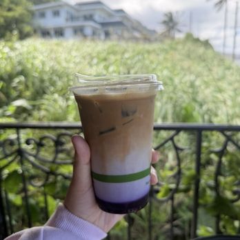 Hala Tree Cafe - Ube latte - Coffee & Tea Near Me - Kaaawa, Hawaii Hala Tree Cafe - Ube latte - Coffee & Tea Near Me - Kaaawa, Hawaii