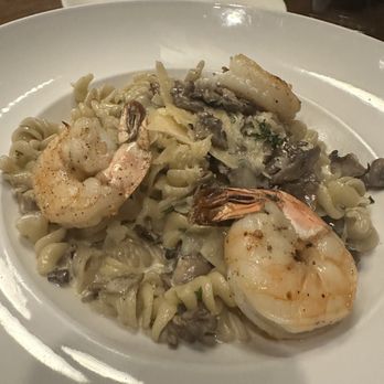 Osteria Marco - Wild Mushroom Fusilli (with shrimp added) - Italian Near Me - Denver, Colorado