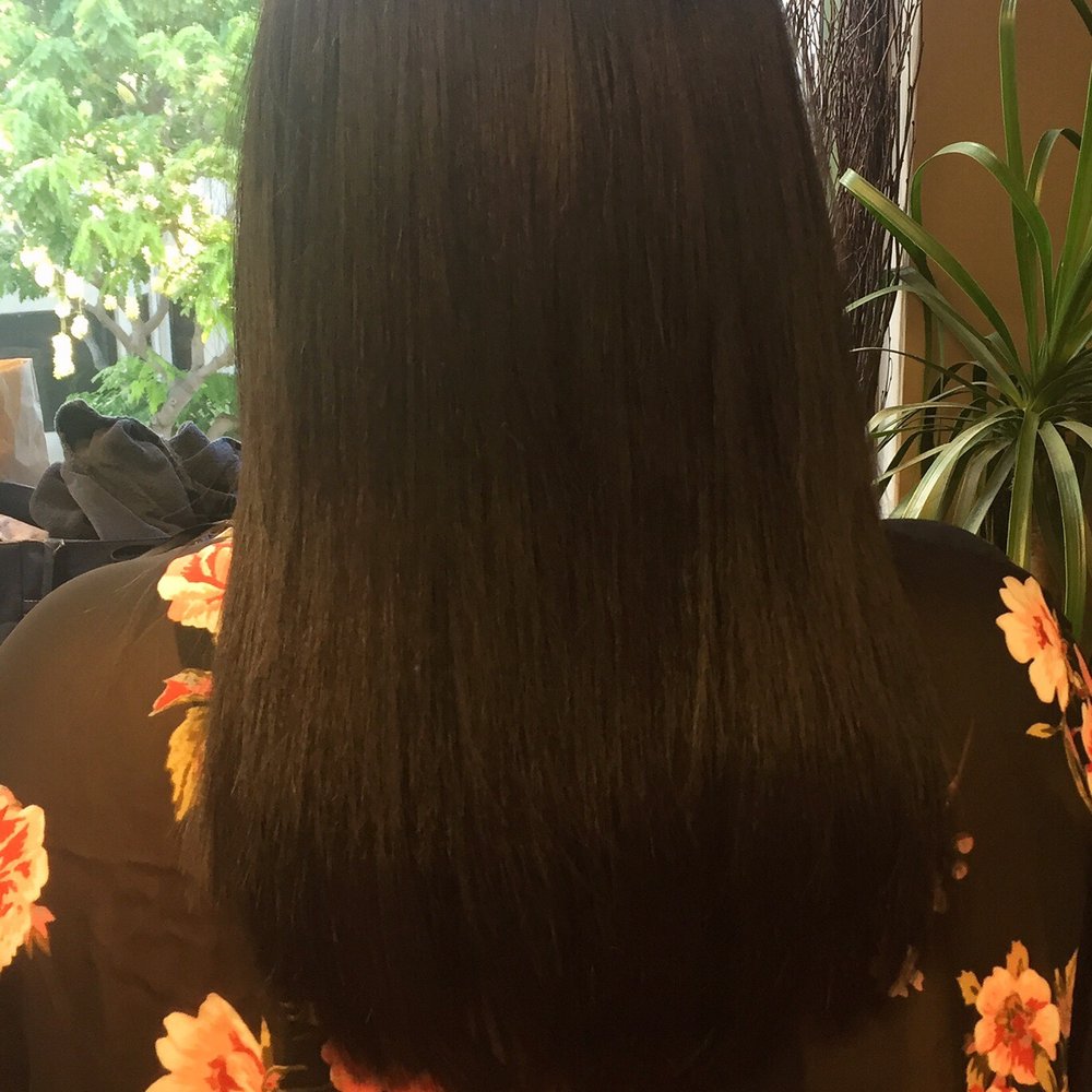 M Matoi Hair Studio - Going back to dark and cutting 1 foot of damaged hair off. - Hair Salons Near Me - Honolulu, Hawaii M Matoi Hair Studio - Going back to dark and cutting 1 foot of damaged hair off. - Hair Salons Near Me - Honolulu, Hawaii