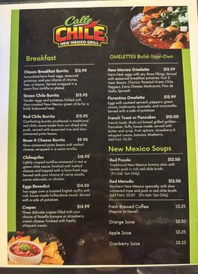 Menu photo 1 Calle Chile Mesa, AZ Menu photo 1 Calle Chile Mesa, AZ