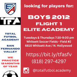 Irving Junior High School - Soccer club in SFV. Affordable and an excellent choice for youth soccer: https://linktr.ee/tfasfv