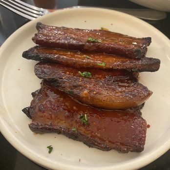 The Burrow TC - Extra thick maple glazed bacon - New American Near Me - Traverse City, Michigan