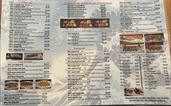Menu photo 1 Ttwoa Sushi Blaine, WA Menu photo 1 Ttwoa Sushi Blaine, WA