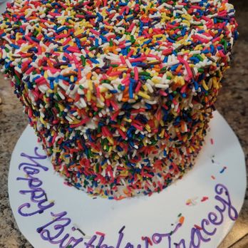 Dortoni Bakery - Birthday Rainbow Cake with buttercream icing - Bakeries Near Me - Commack, New York