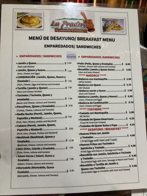 Menu photo 1 La Pradera San Juan, PR