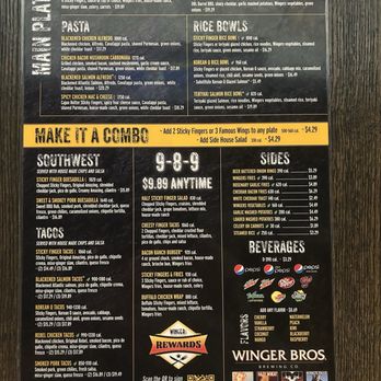 Wingers - Menu - Chicken Wings Near Me - Fernley, Nevada Wingers - Menu - Chicken Wings Near Me - Fernley, Nevada