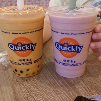 Quickly Asian Fusion Cafe - Boba tea and a wild berry smoothie - Bubble Tea Near Me - Mobile, Alabama