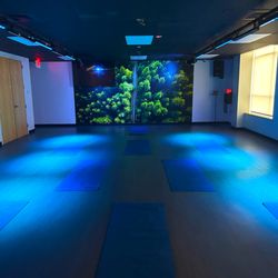O'Fallon Family YMCA - Missouri - This peaceful, light-filled space is designed for yoga, Pilates, stretching, and meditation--offering a quiet escape to recharge your body.