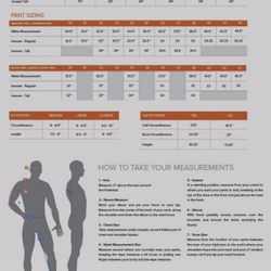 EuroOptic - Sizing Chart Eurooptic