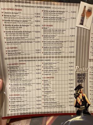 Menu photo 3 Le Nut's Bastogne, WLX