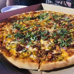 Butter Chicken and Chicken Tikka Pizza