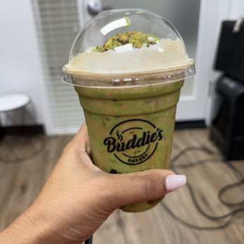 Buddies Bakery - Pistachio Latte - Coffee & Tea Near Me - Cooper City, Florida