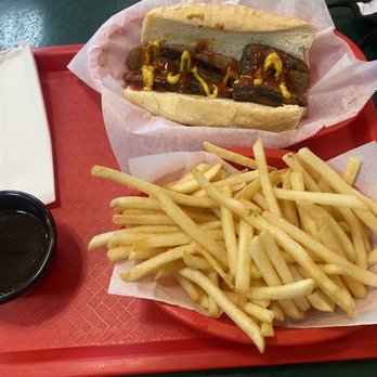 Mustard's Chicago Style Eatery - Italian Sausage and fries - Hot Dogs Near Me - Los Alamitos, California Mustard's Chicago Style Eatery - Italian Sausage and fries - Hot Dogs Near Me - Los Alamitos, California