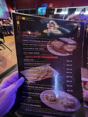 Menu photo 5 La Oaxaqueña Phoenix, AZ