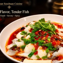 Hunan Szechuan Cuisine - Tender fish, bold spice, and a sauce you'll want to spoon over everything.
The fish is soft and delicate, while the chili, scallions,
