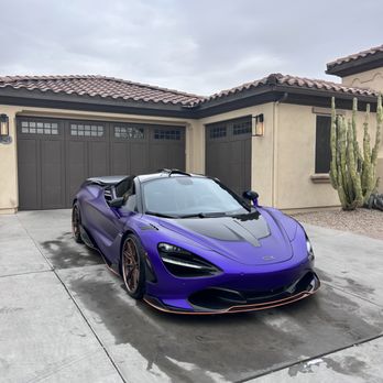 Desert Shine Mobile Detailing - Mclaren 720s in a beautiful purple wrap. Receives cleaning weekly. - Auto Detailing Near Me Desert Shine Mobile Detailing - Mclaren 720s in a beautiful purple wrap. Receives cleaning weekly. - Auto Detailing Near Me