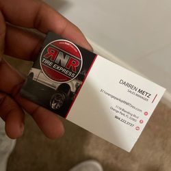 RNR Tire Express - Business Card.