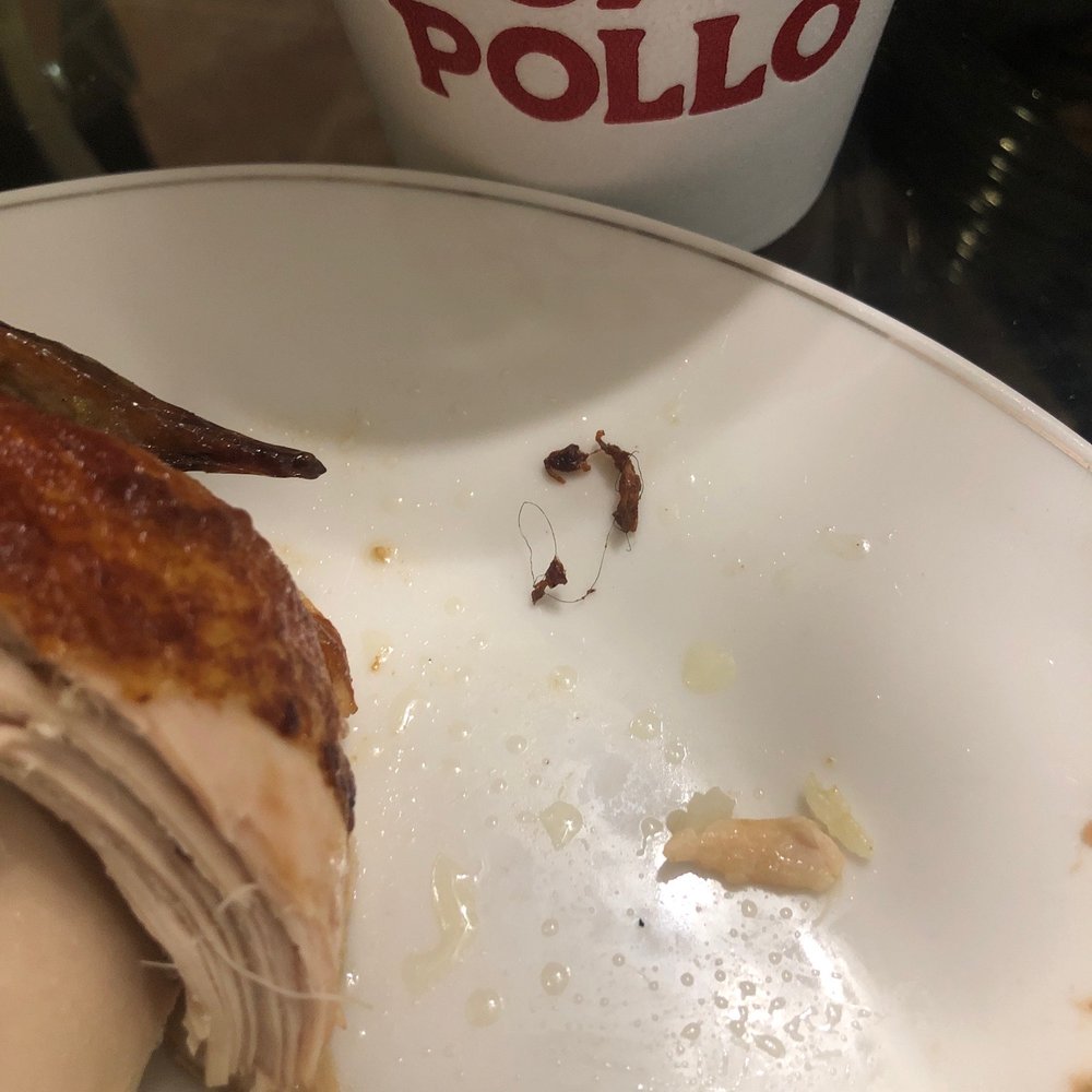 Juan Pollo - Hair in food - Mexican Near Me - Upland, California