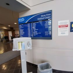 Henry Ford Medical Center - Lakeside - A Helpful Information Board for HFMC after entering lobby.  4/19/2023