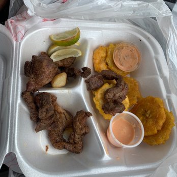 La Kasita - a tray of food on a table - Dominican Near Me - Fort Myers, Florida La Kasita - a tray of food on a table - Dominican Near Me - Fort Myers, Florida
