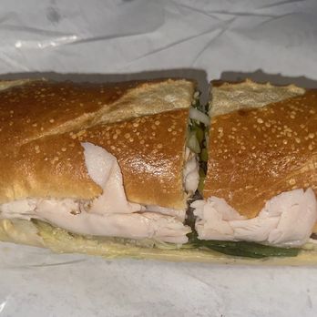 DiBella's Subs - Turkey sandwich, fully loaded with onions, bell pepper, pickles, spinach, tomato, and the signature oil - Sandwiches Near Me - Mayfield Heights, Ohio