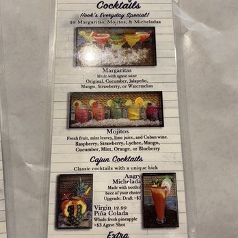On The Hook - Drink menu - Cajun/Creole Near Me - Brea, California On The Hook - Drink menu - Cajun/Creole Near Me - Brea, California