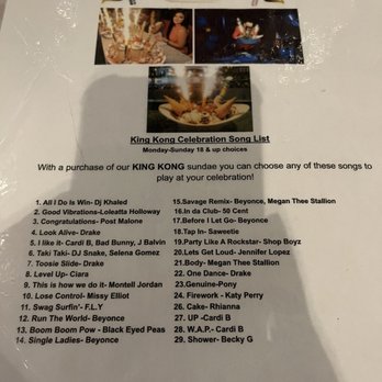 Sugar Factory Foxwoods - King Kong Sundae - choose your song - American Near Me - Mashantucket, Connecticut Sugar Factory Foxwoods - King Kong Sundae - choose your song - American Near Me - Mashantucket, Connecticut