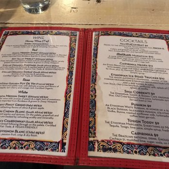Bunna Cafe - Drink Menu - Ethiopian Near Me - Brooklyn, New York